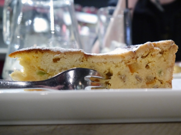 pastiera cake at rossopomodoro