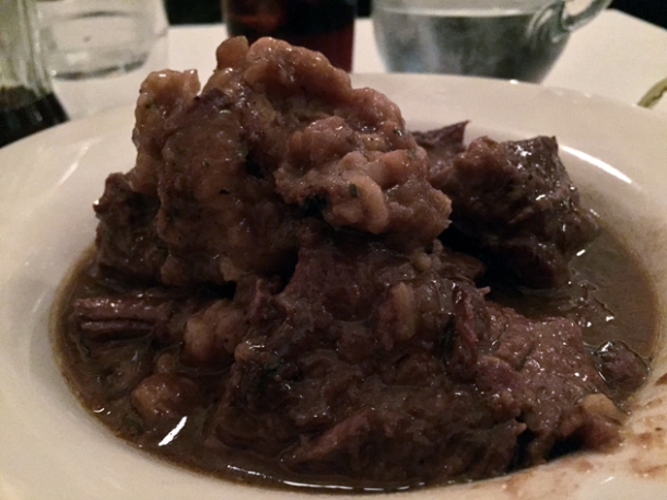 beef stew with suet dumpling at hill and szrok pub