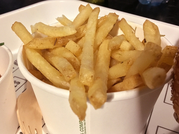 illustrative photo of the fries from Nanny Bill's at Vinegar Yard