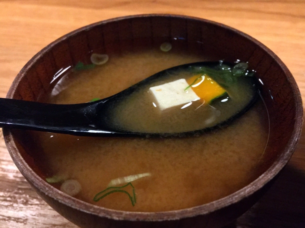 illustrative photo of the miso soup at Koya City