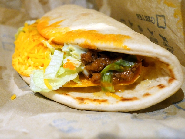 illustrative photo of the Cheesy Gordita Crunch from Taco Bell Woolwich