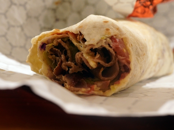 illustrative photo of the durum wrap from German Doner Kebab Woolwich
