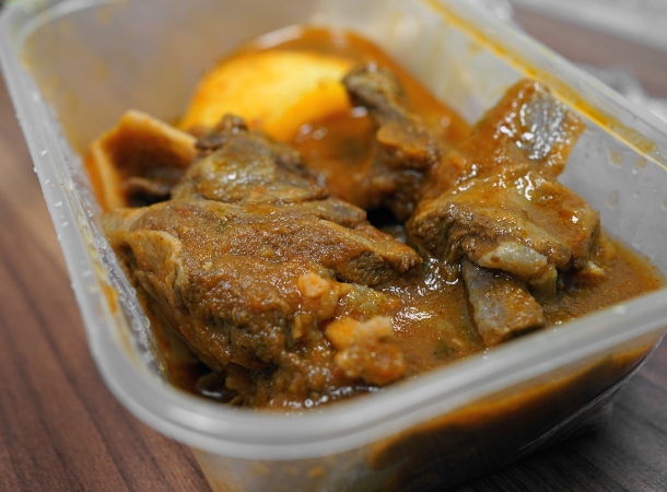 illustrative photo of the goat stew from Rincon Costeno